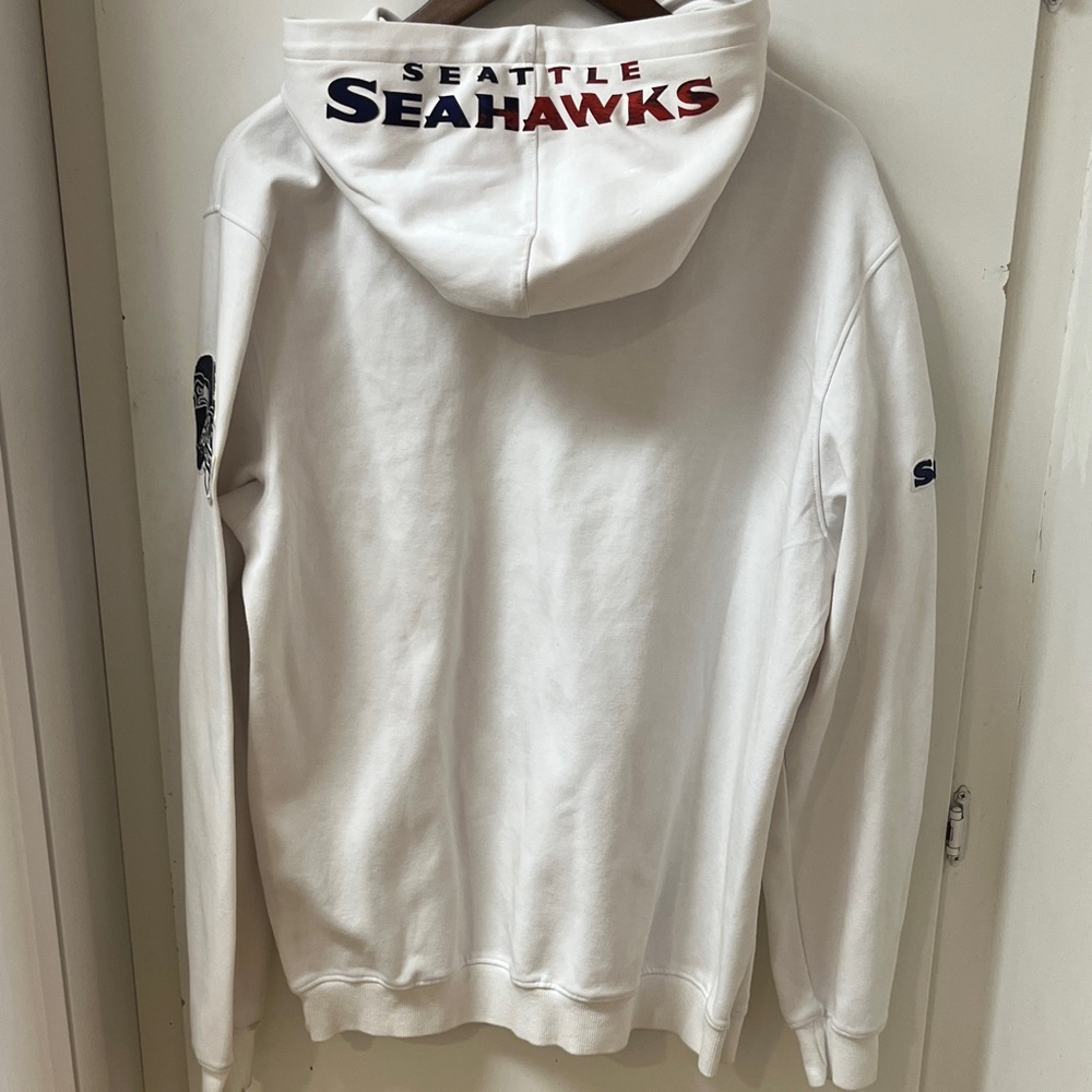 Seattle Seahawks White Hoodie - Picture 9 of 11